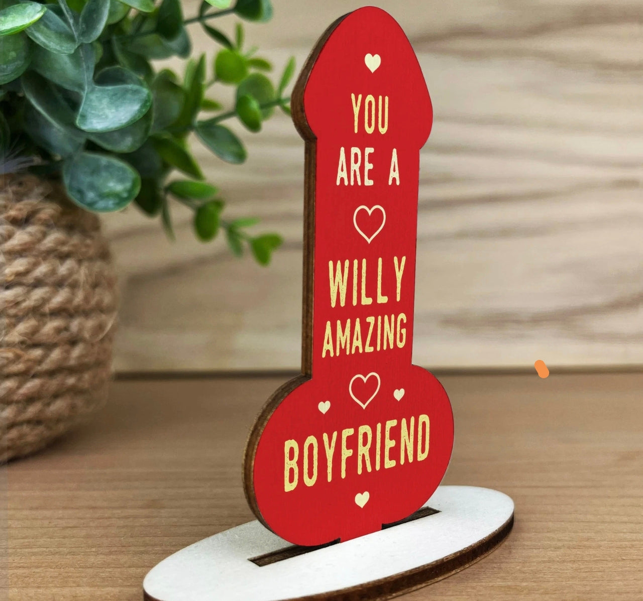 Funny Boyfriend Novelty Plaque