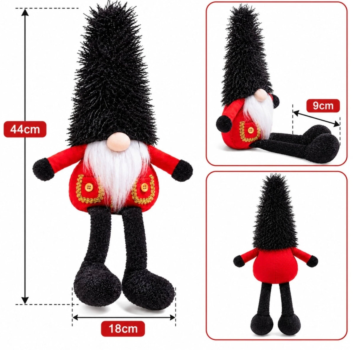 44cm Nordic Gonk Christmas Decoration