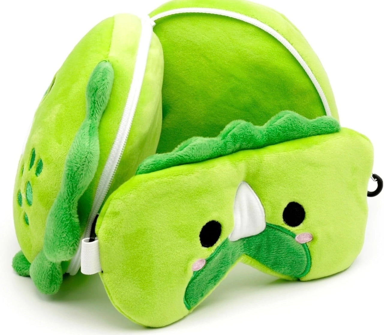 2-in-1 Novelty Travel Pillow / Eye Mask Dinosaur