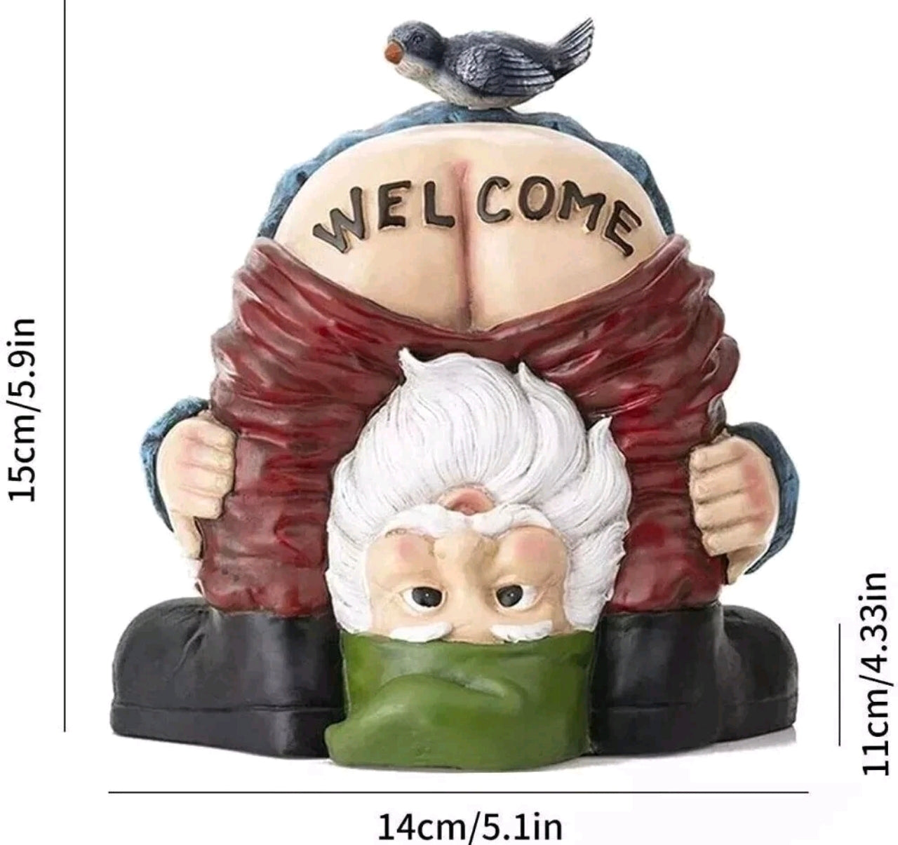 Cheeky Welcome Garden Gnome