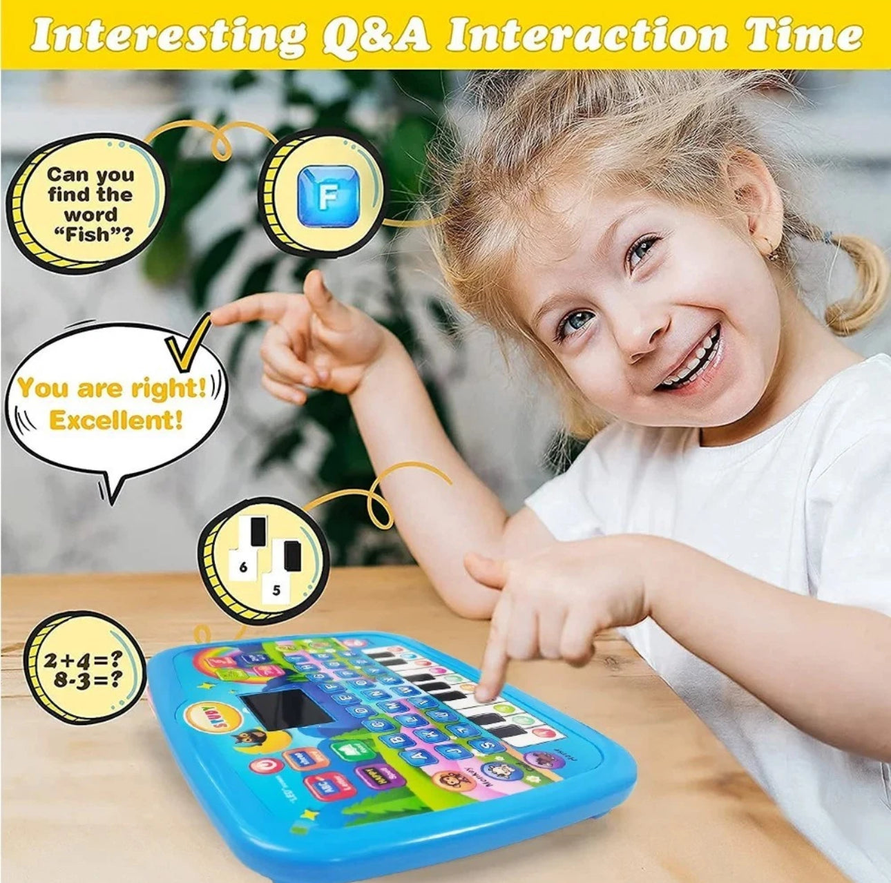 Children’s Interactive Phonics Keyboard 3+