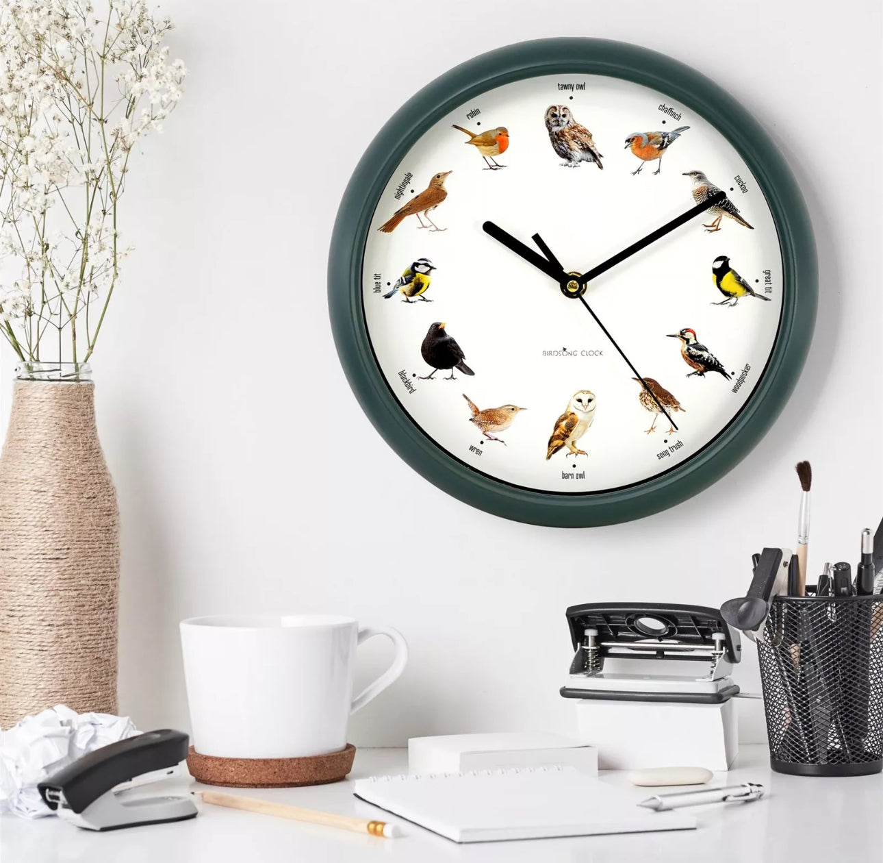 Singing Bird Wall Clock