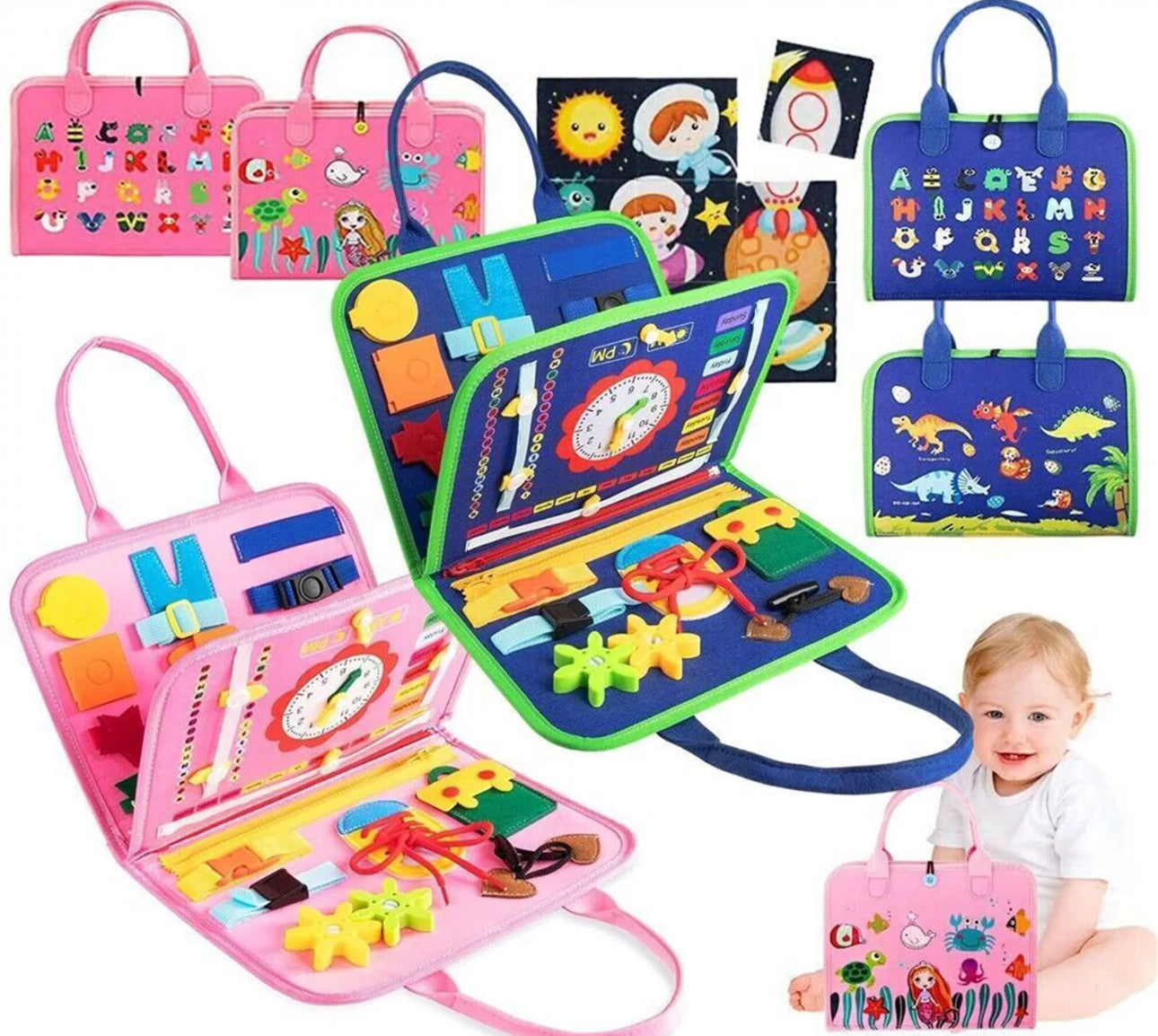 Portable Child’s Busy Board