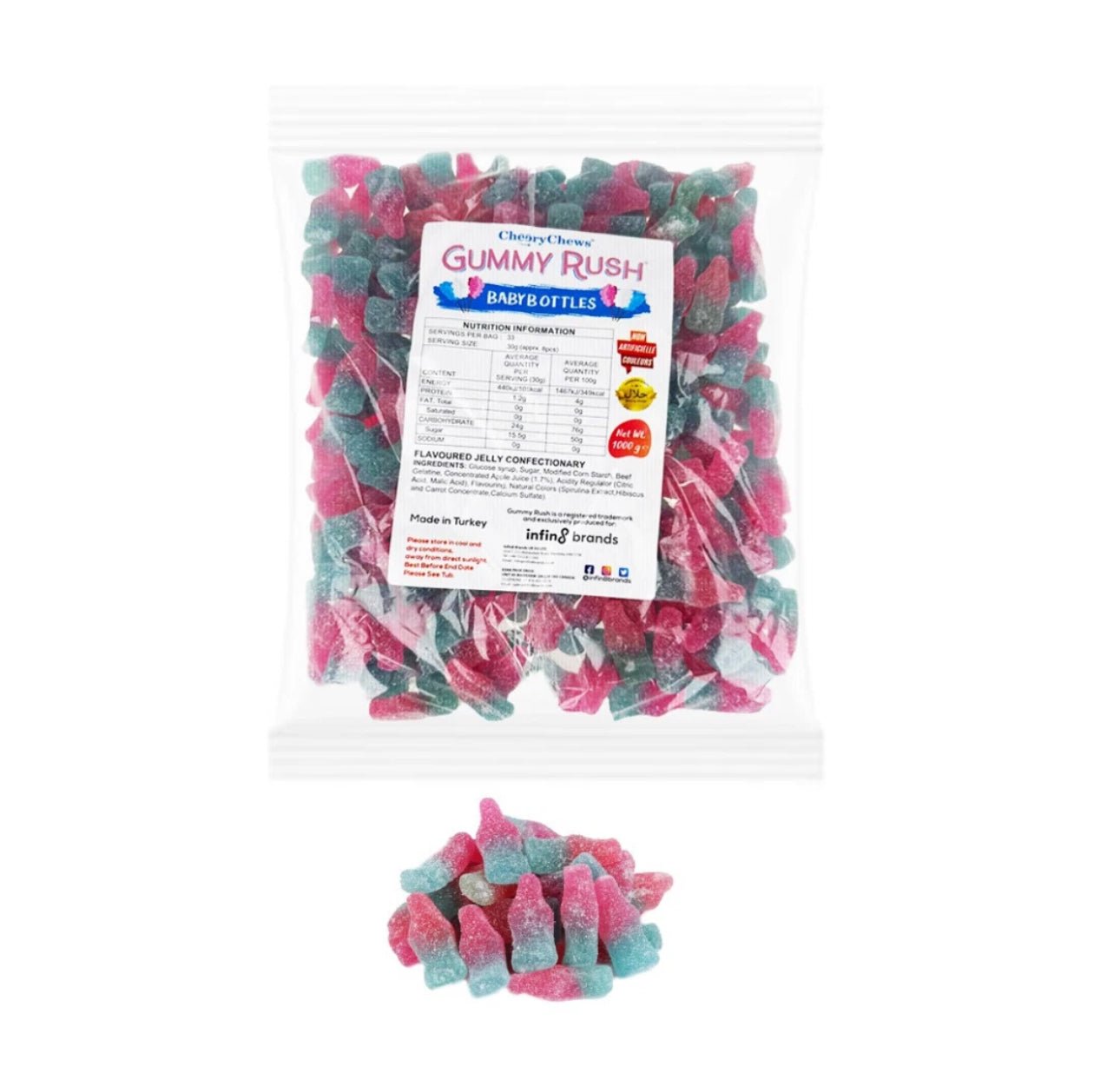 Gummy Rush Assorted 1kg