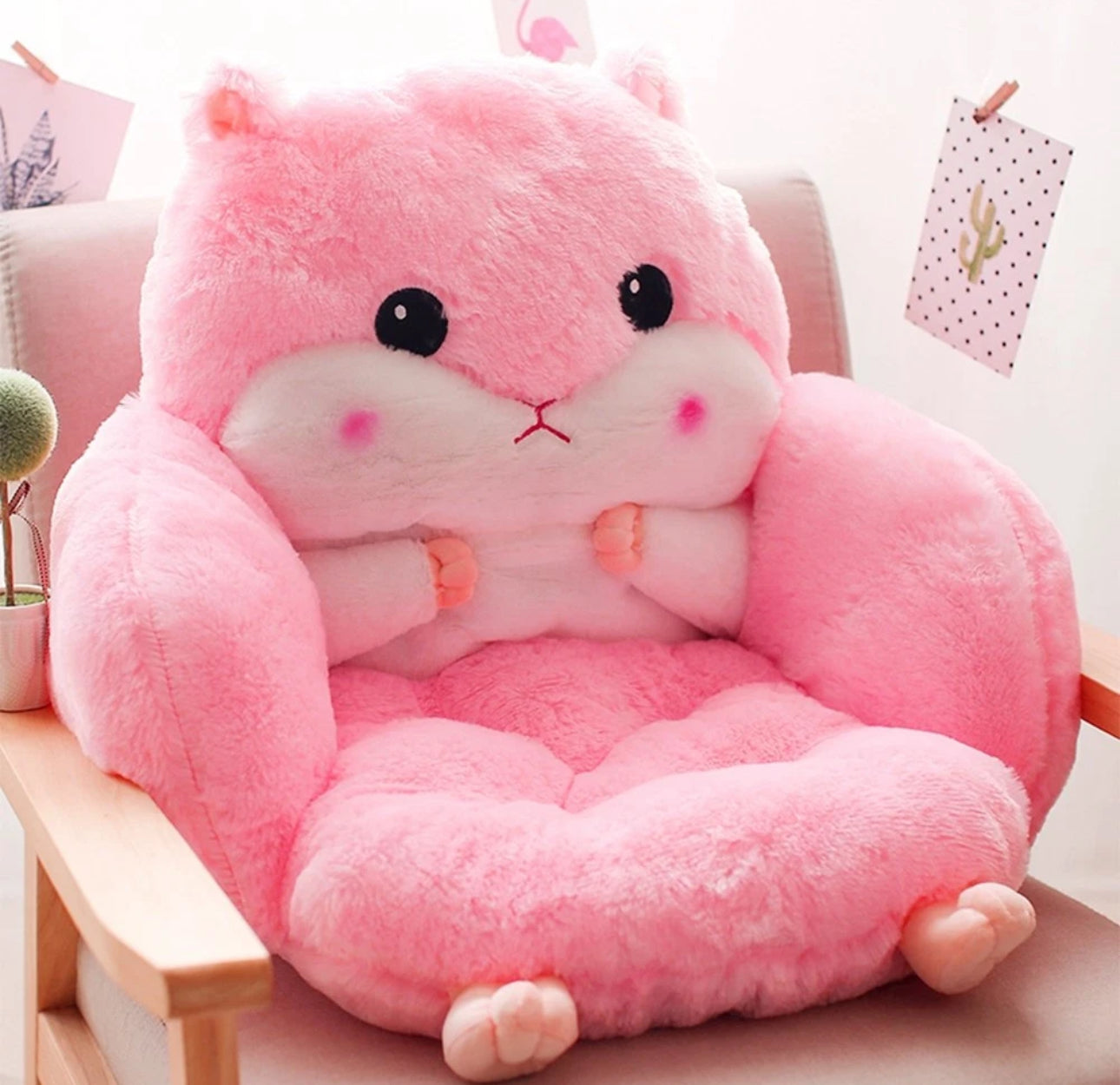 Cute Plush Hamster Cushion