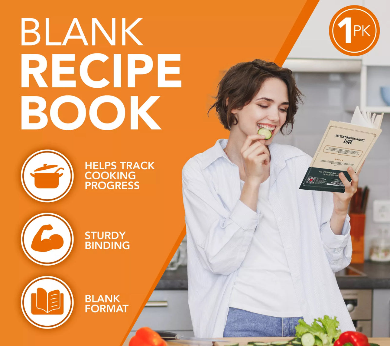 Chef’s Secret Blank Recipe Book