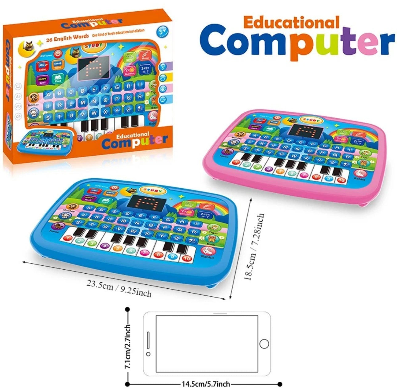 Children’s Interactive Phonics Keyboard 3+