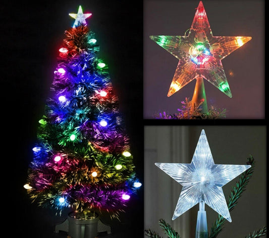 Battery Powered LED Tree Topper Star