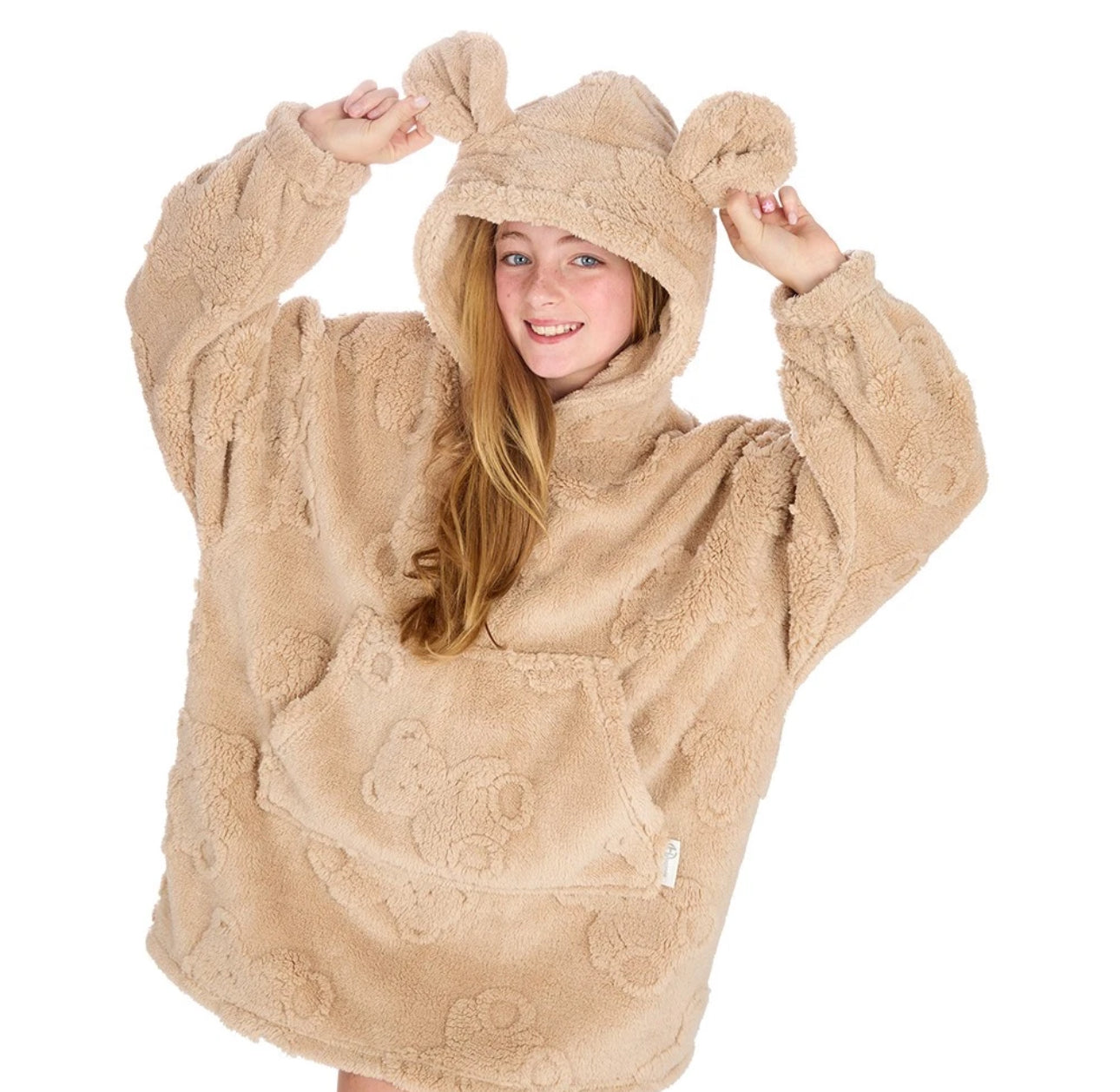Children’s Teddy Hooded Blanket
