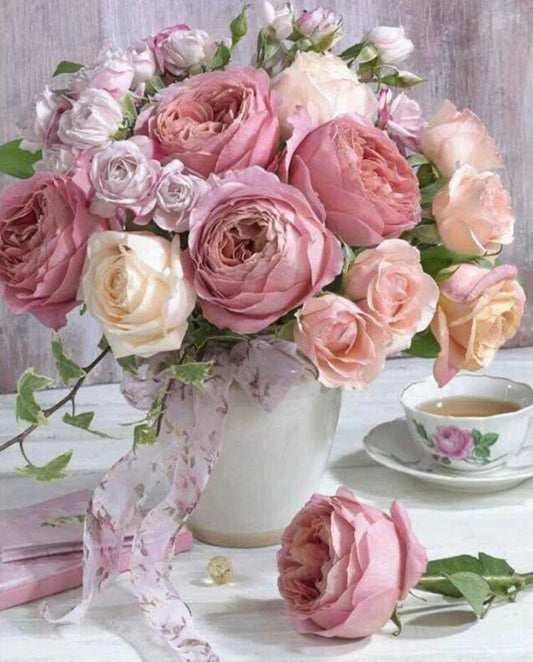 Roses Bouquet Diamond Art 30 x 40cm