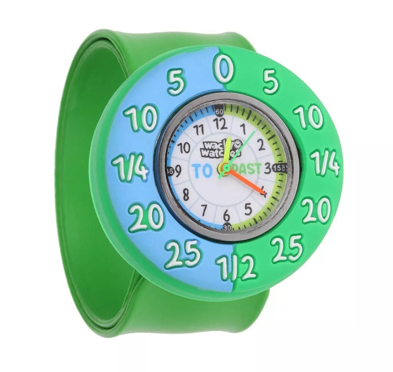 Children’s Tell The Time Snap Band Watch