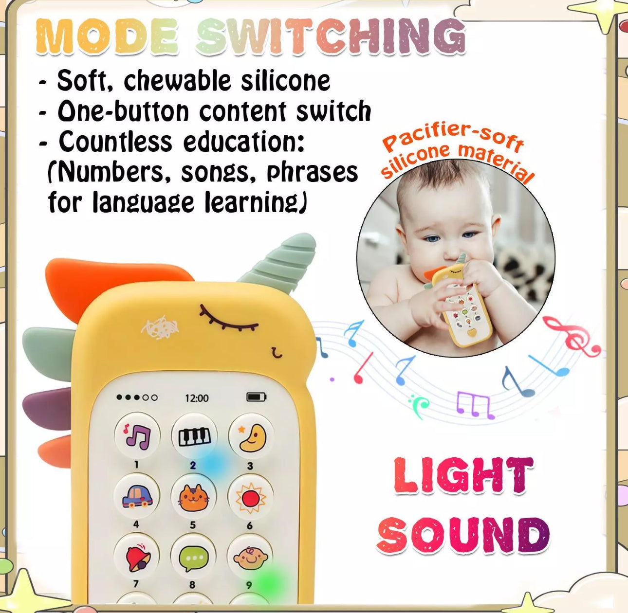 Baby Interactive Phone & Remote Control Toy Set