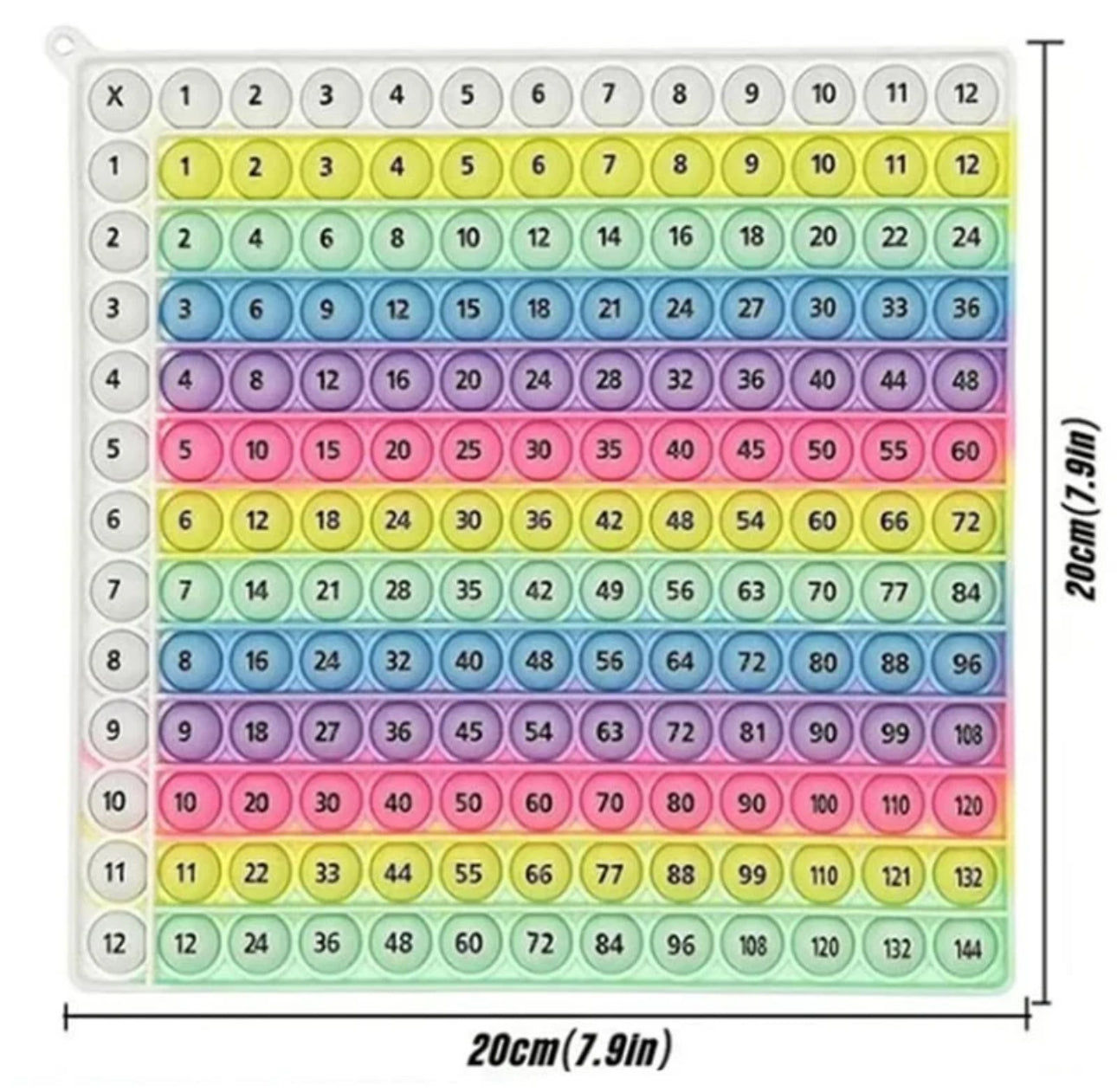 Large Multiplication Square Pop-It
