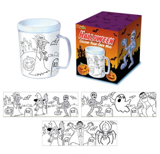 Colour Your Own Halloween Mug