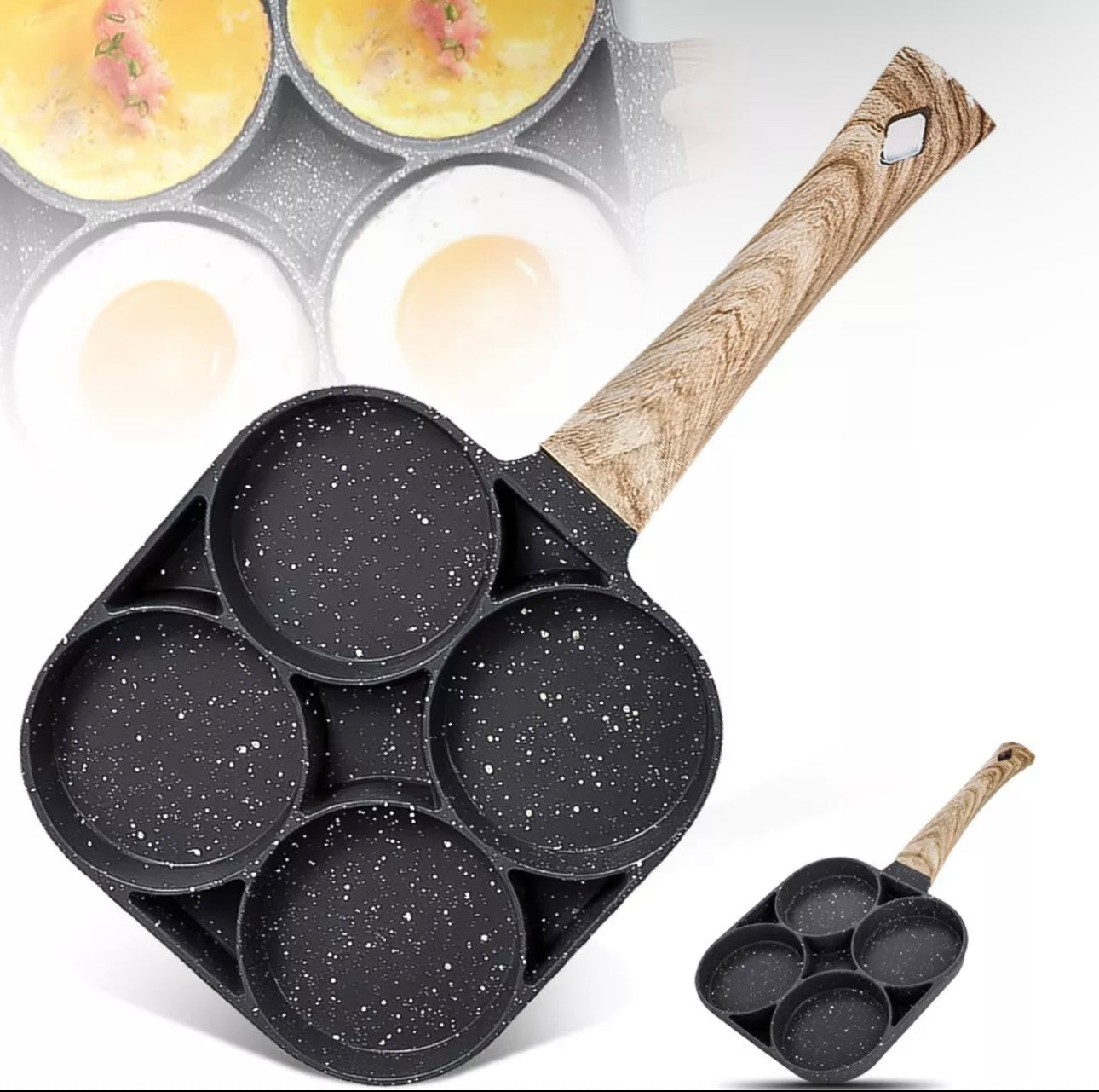 4 Hole Frying Pan