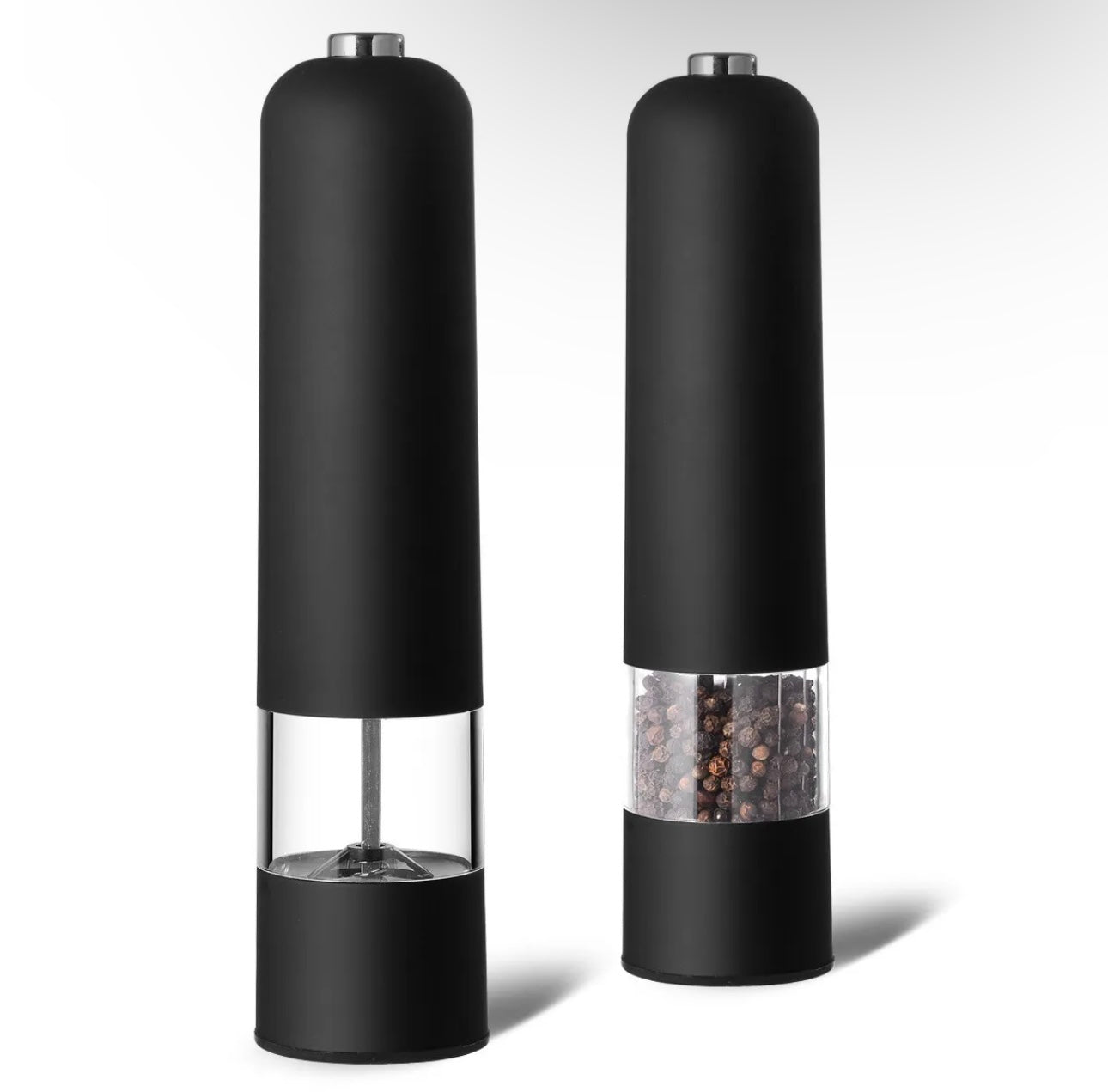 Set of 2 Electric Salt & Pepper Grinders