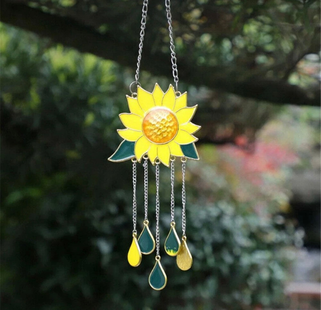 Sunflower Wind Chimes