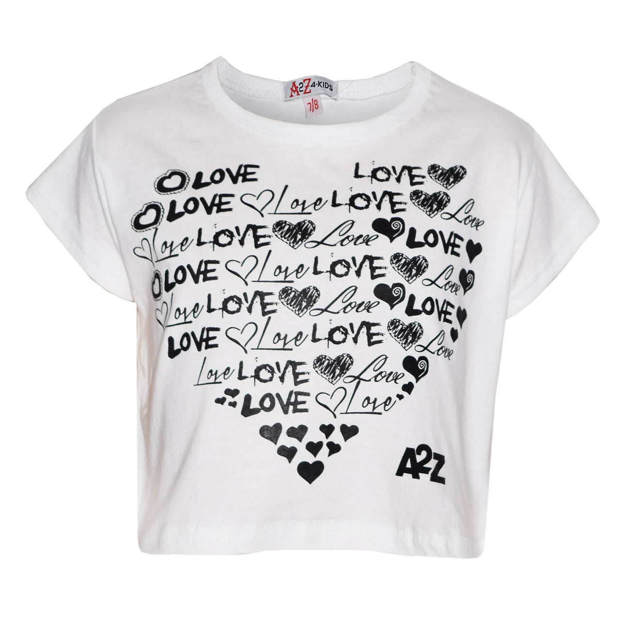 Girls Love Crop T-Shirt