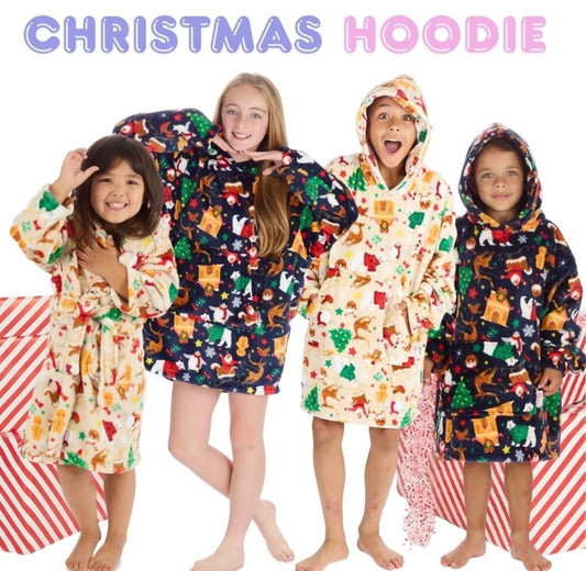 Kids Oversized Christmas Hoodie
