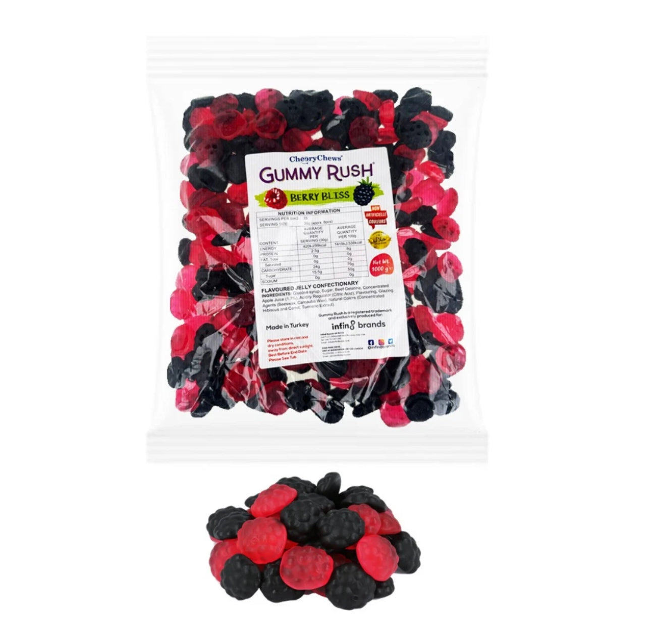 Gummy Rush Assorted 1kg