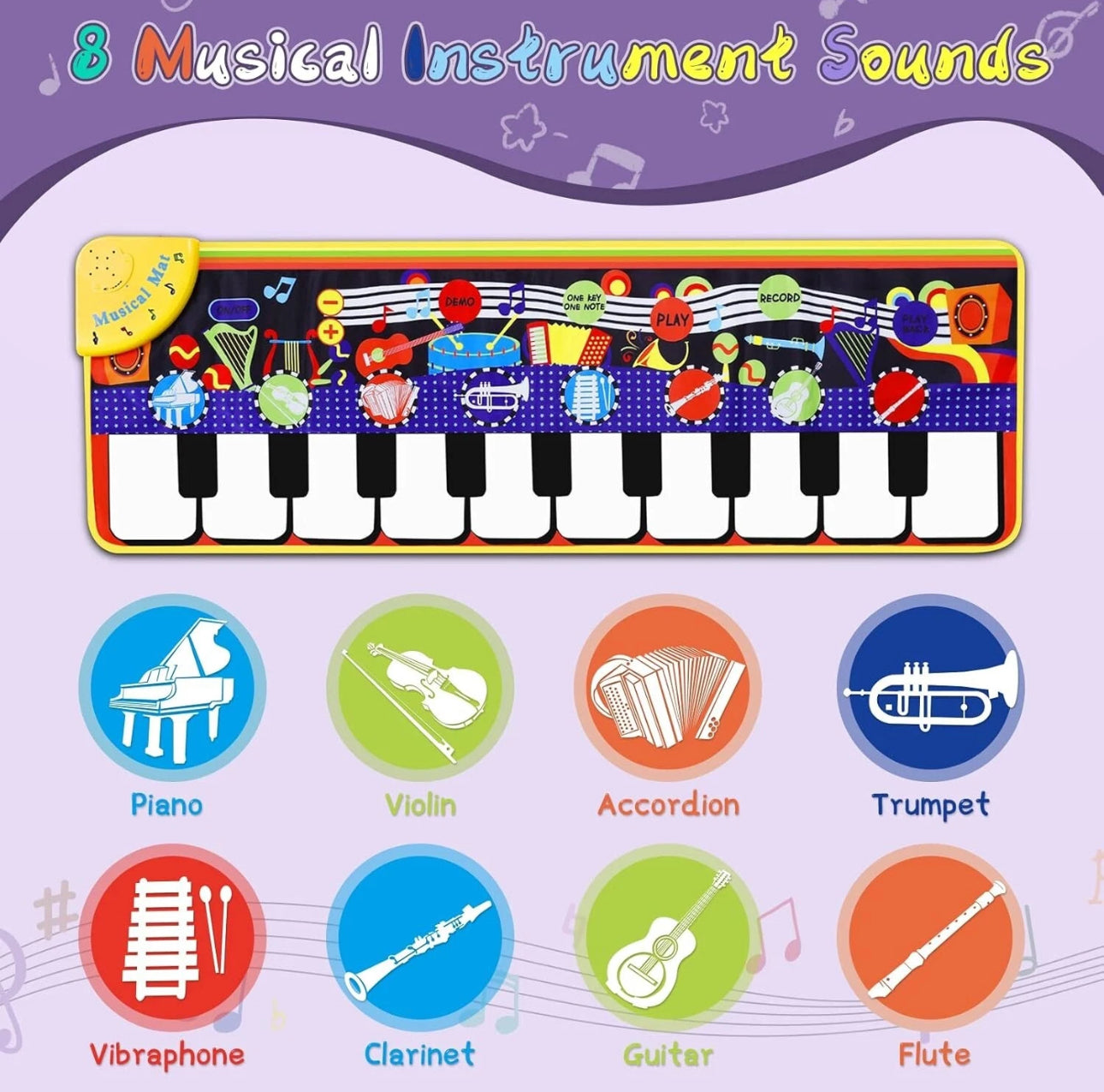 Giant Piano Play Mat