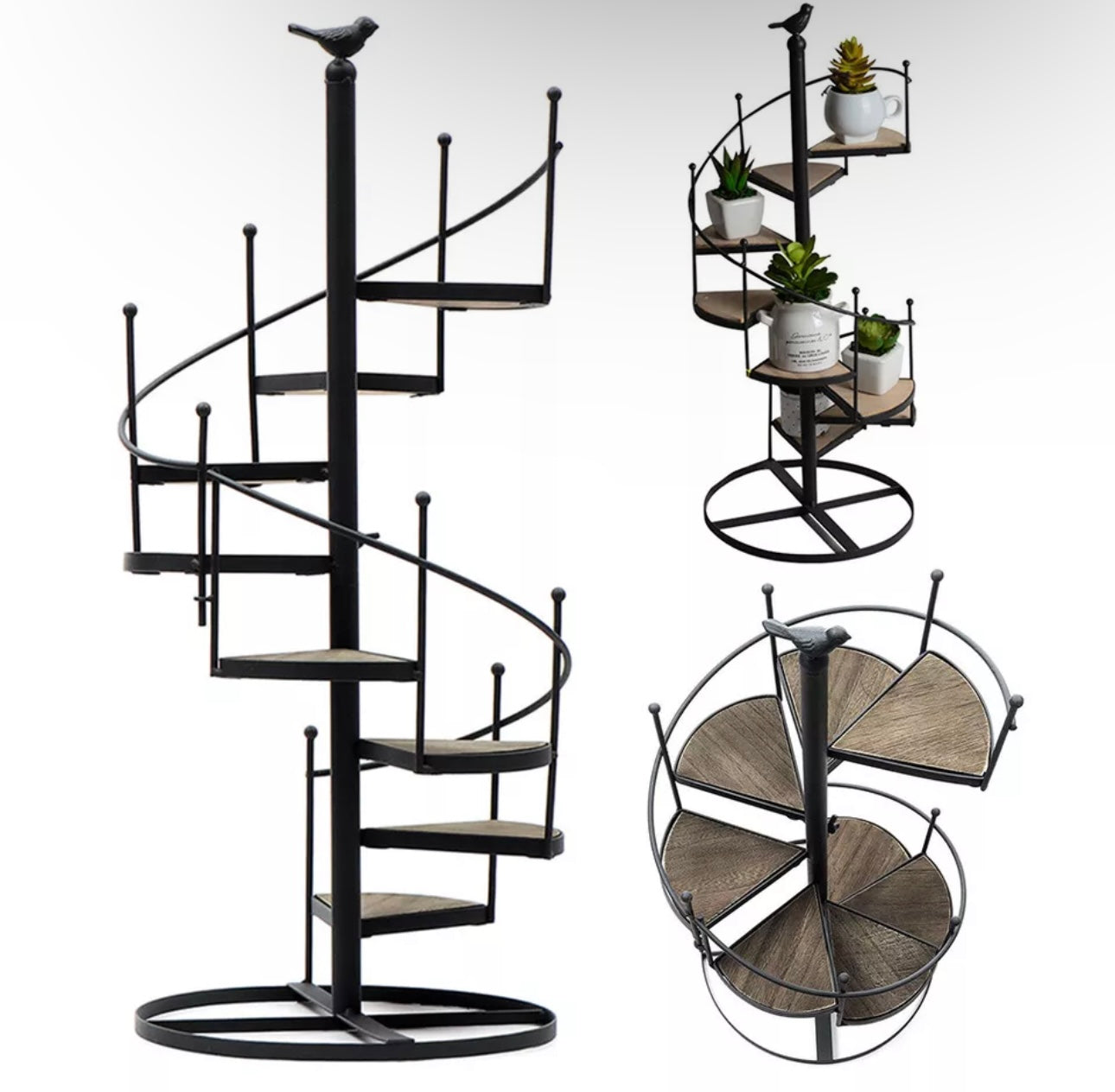 8 Tier Spiral Planter Shelving