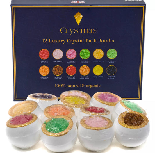 Luxury Crystal Bath Bomb Set