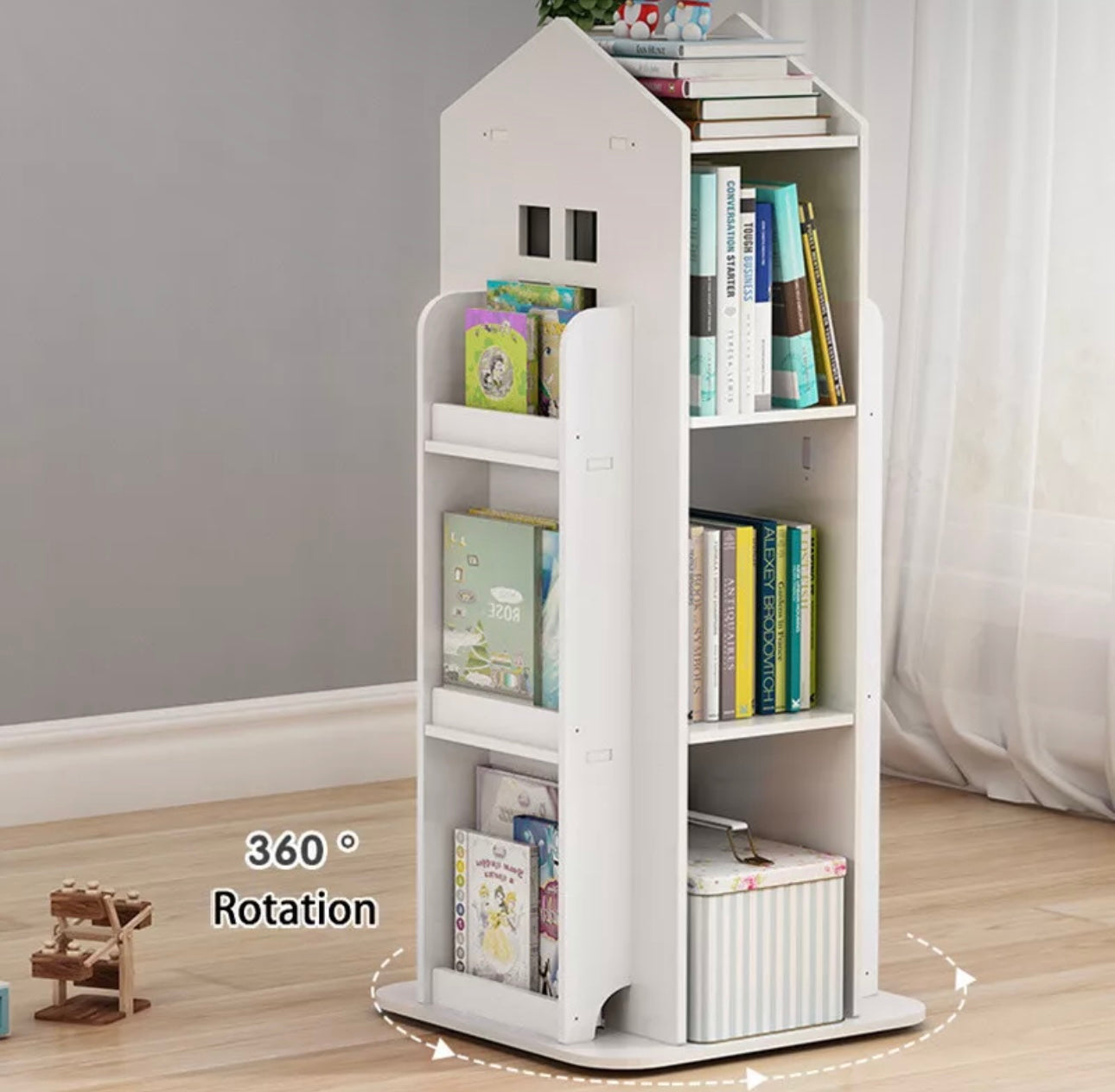 Rotating Castle Book Shelving Unit