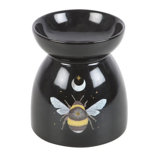 Black Gothic Bee Oil Burner