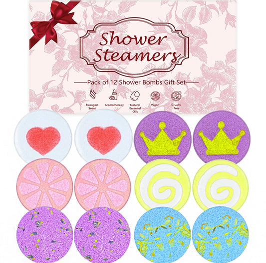 Pack of 12 Luxury Shower Steamers