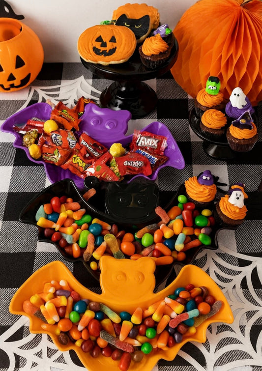 3pc Bat Shaped Sweet Trays