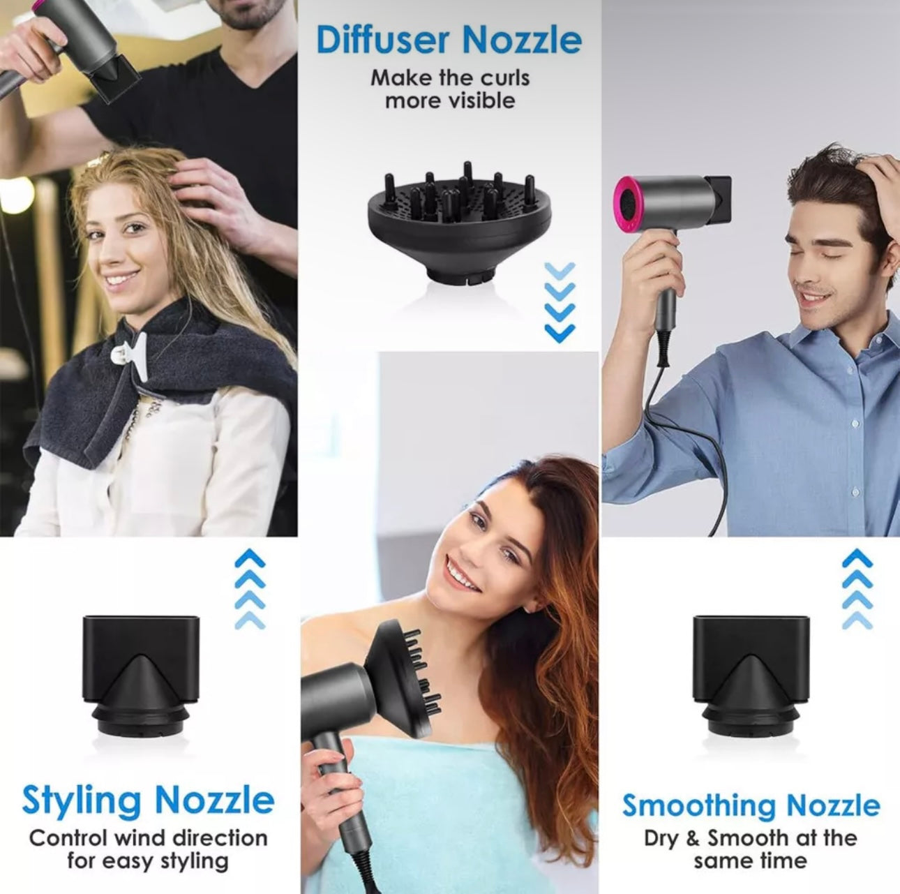 Professional Hairdryer With Diffuser