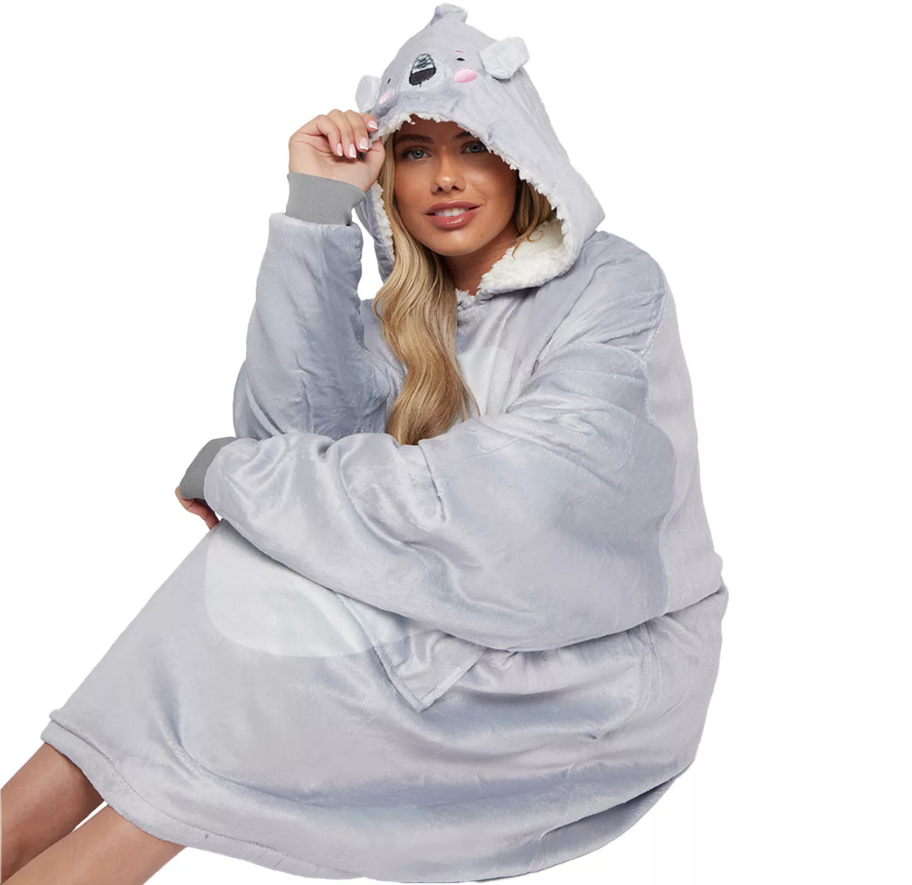 Unisex Adults Animal Hooded Blankets