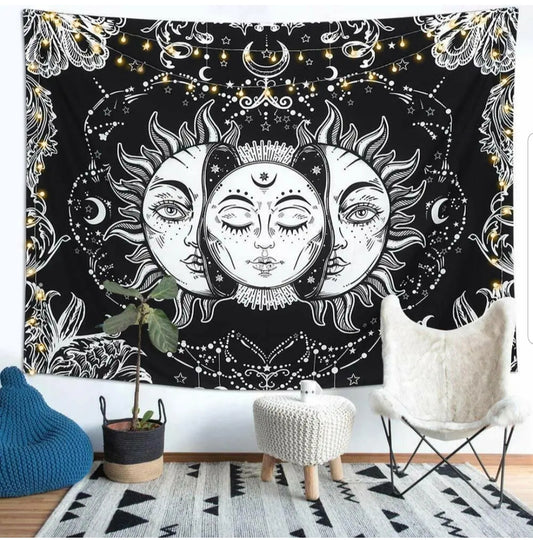 Sun Moon Tarot Tapestry