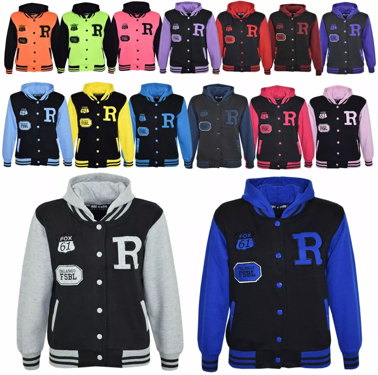 Unisex Varsity Style Jacket