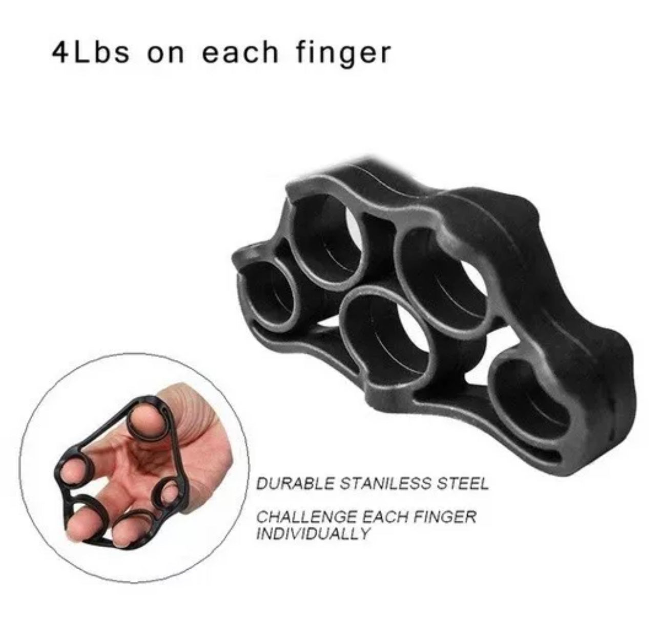 5pc Hand Grip Strengthener Resistance Kit
