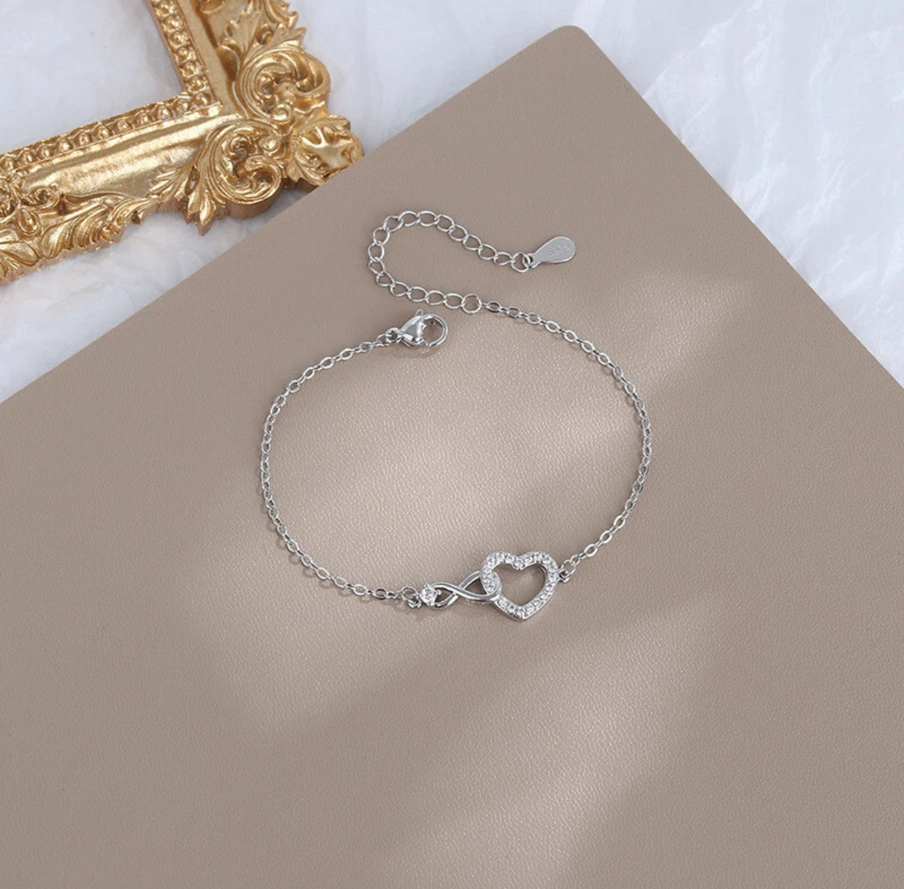 Crystal Heart Bracelet