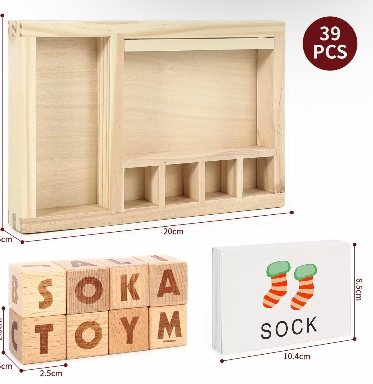 Wooden Spelling Game