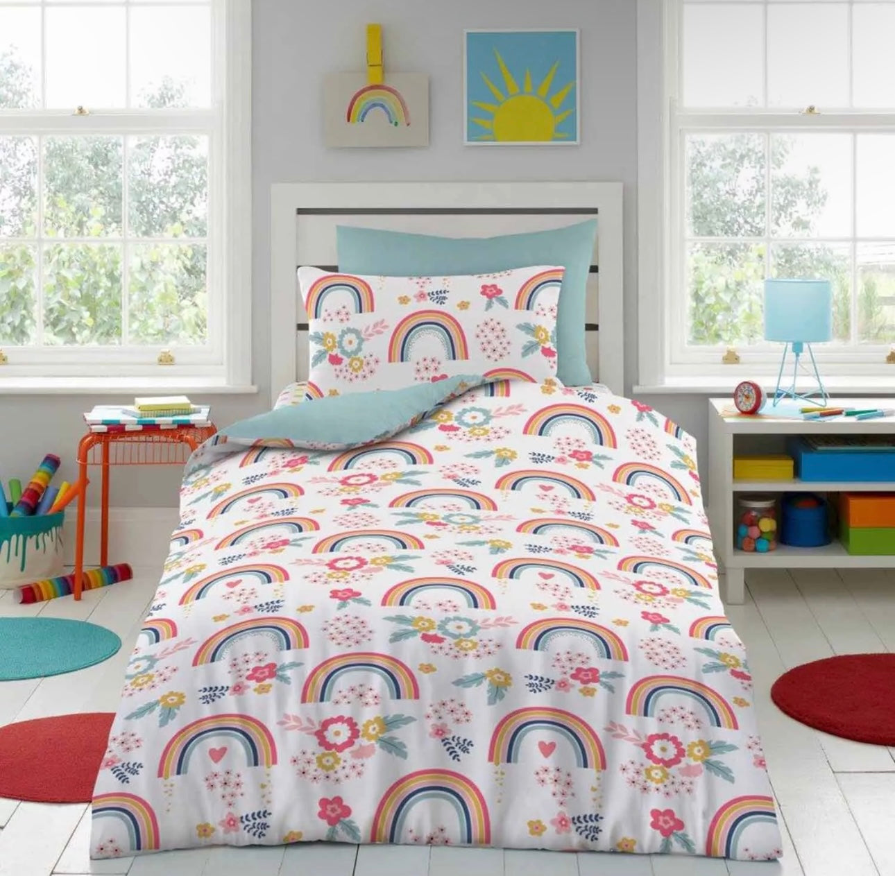 Rainbow Single Duvet Set