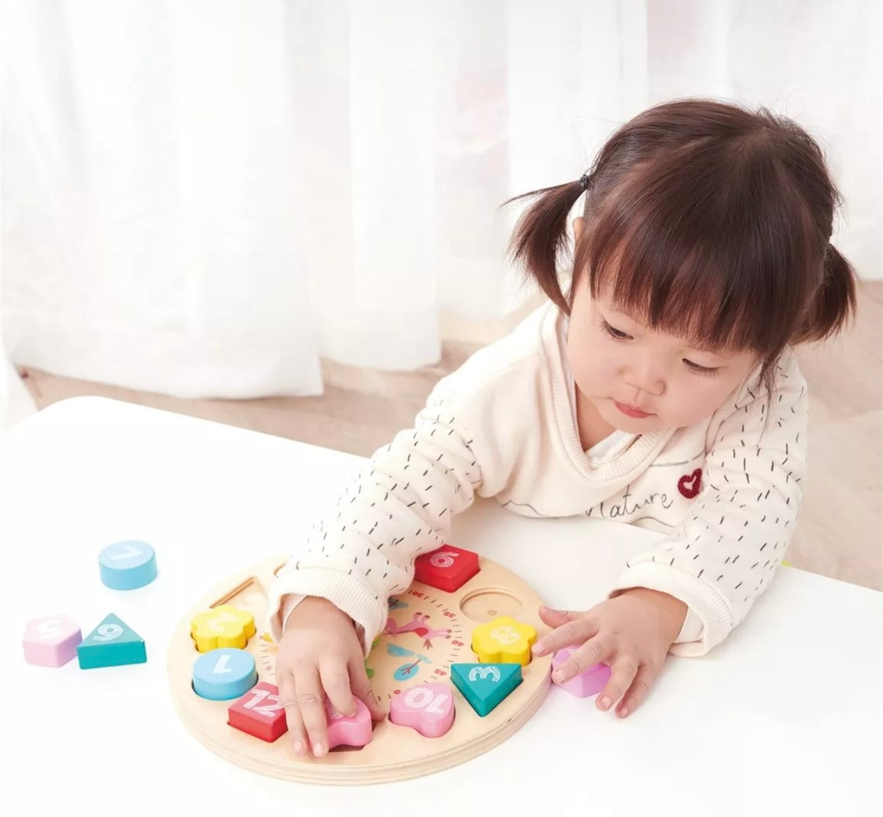 Wooden Learning Clock