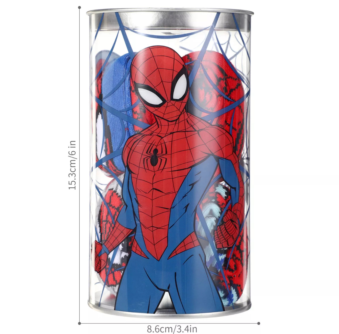 4 Pairs Masked Hero Socks Inside Money Bank