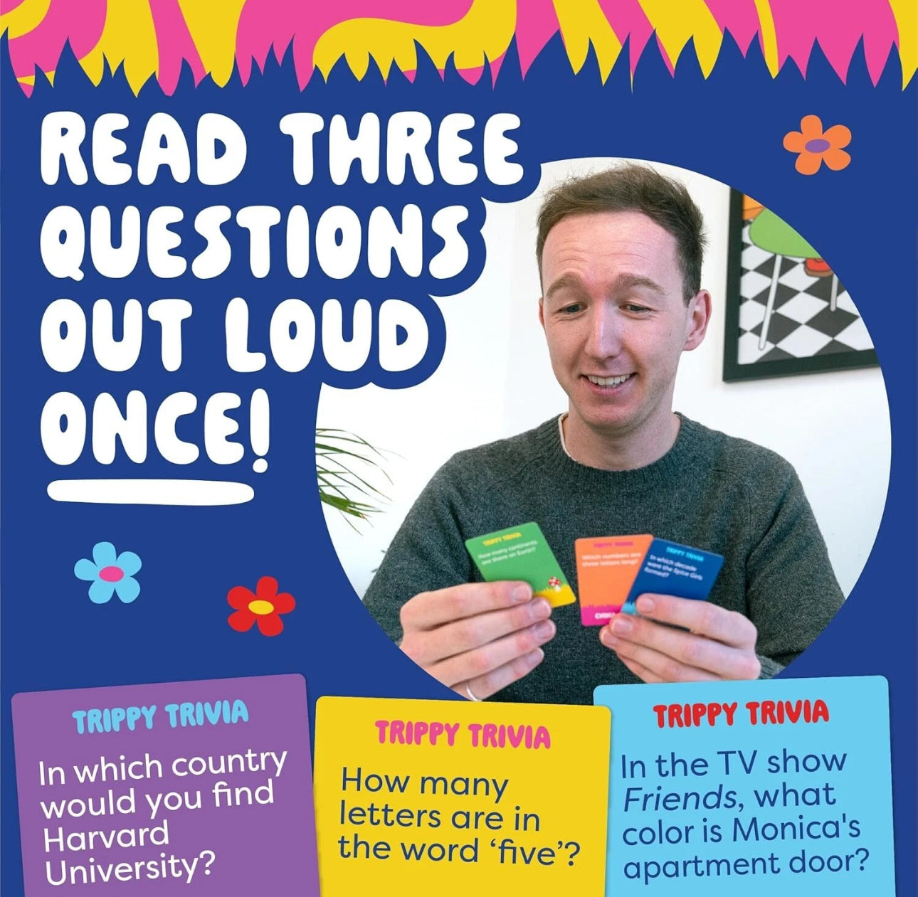 Trippy Trivia Family Card Game