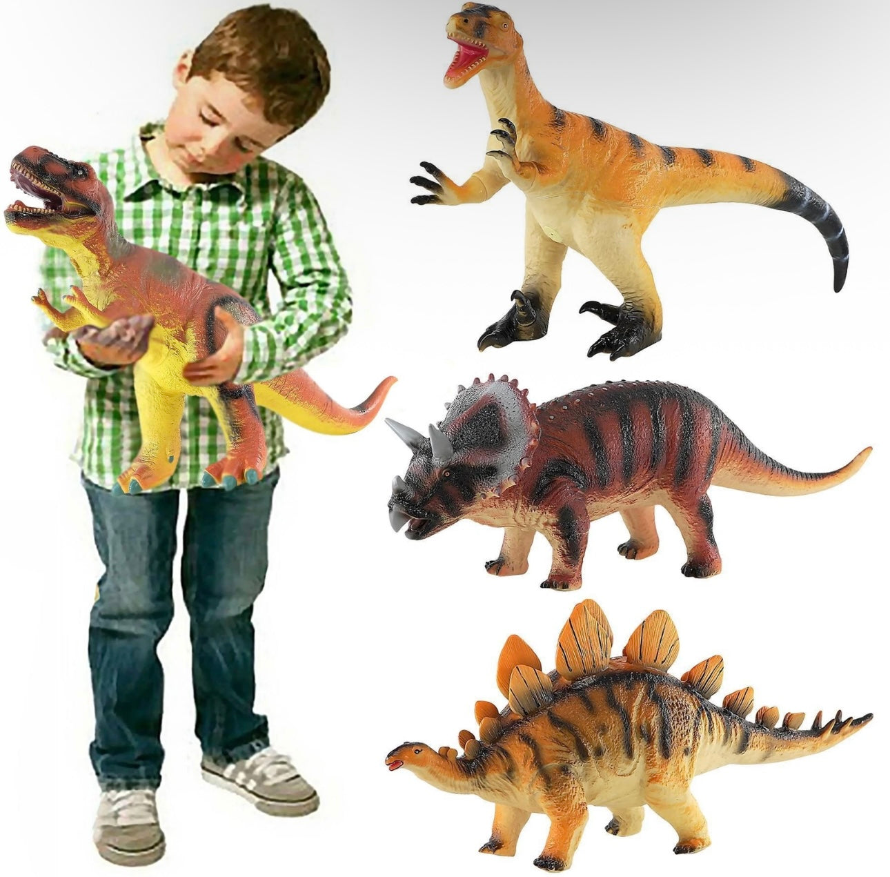 Large Rubber Dino Action Figure