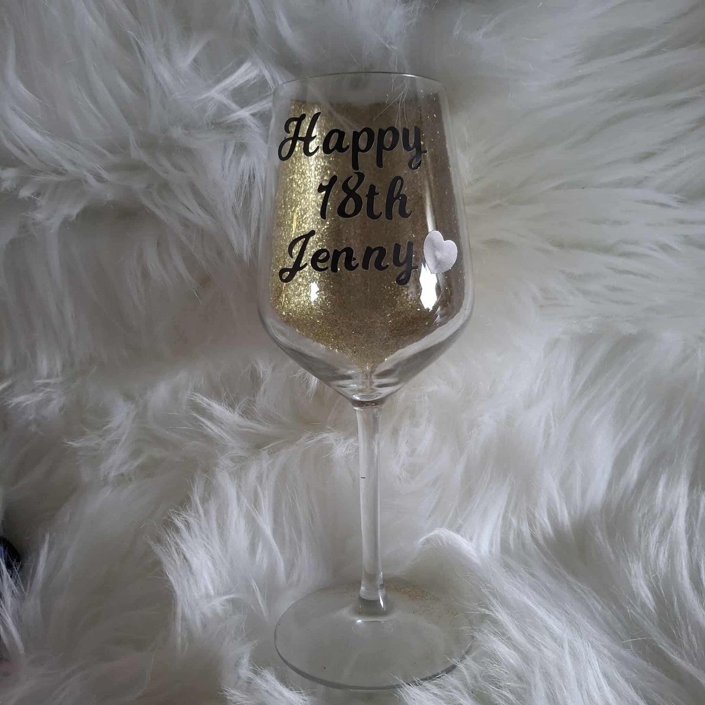 Personalised Glittery Glasses