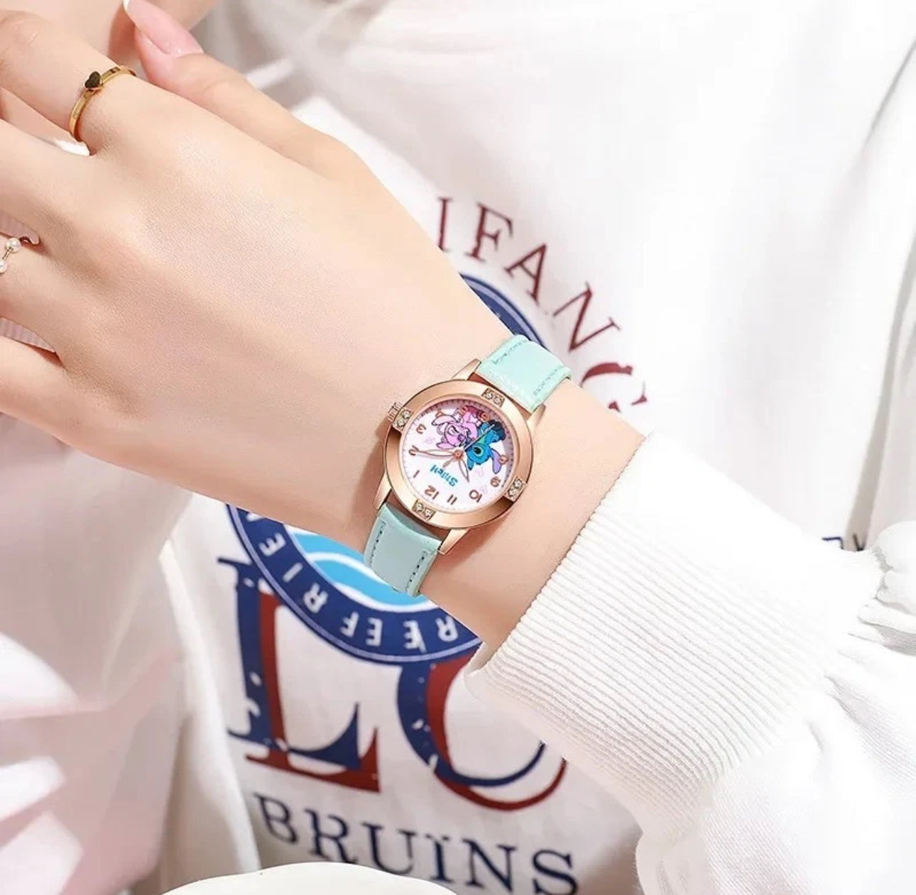 Kids Pink & Blue Alien Friends Watch