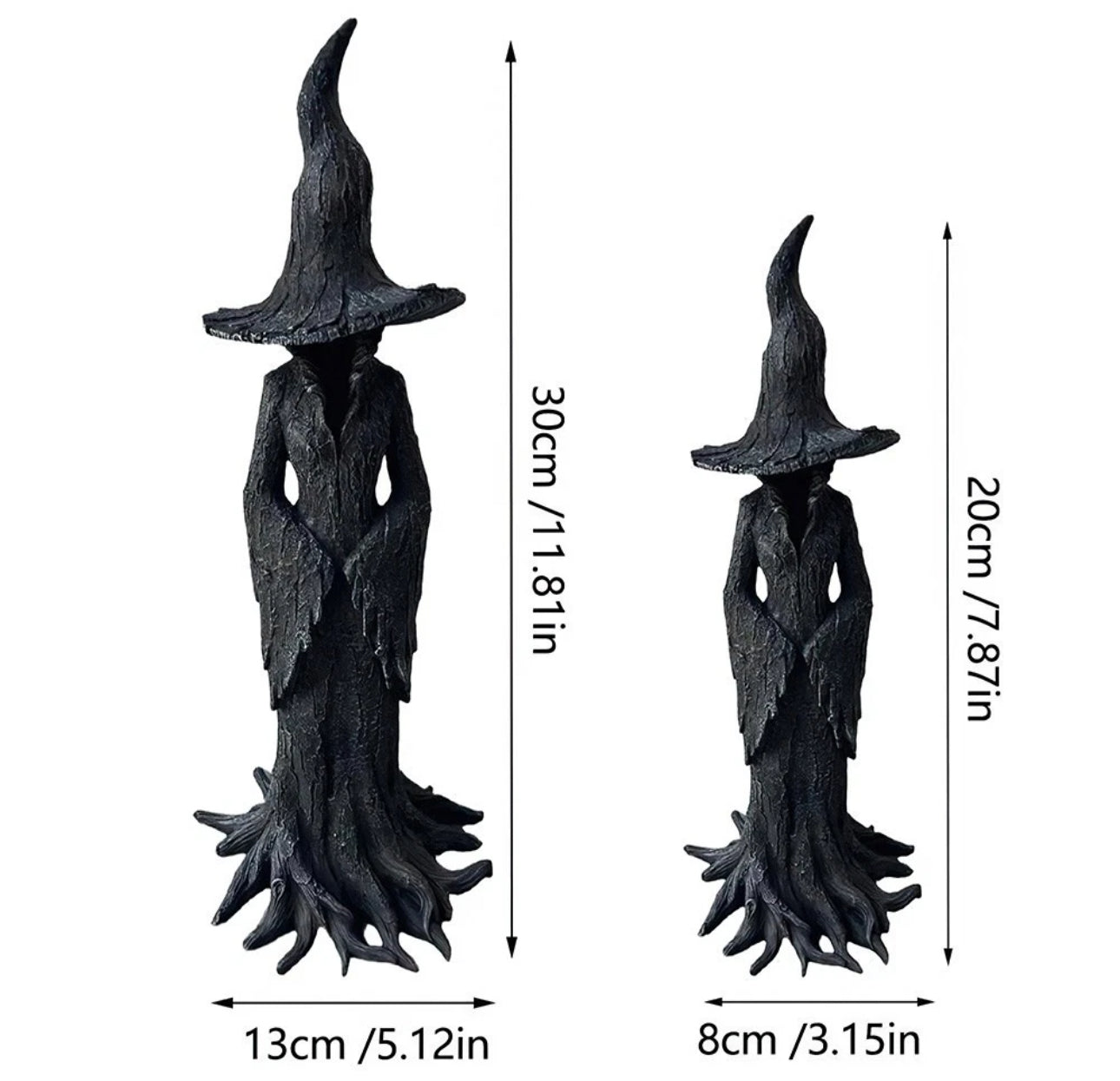 Resin Witch Statue