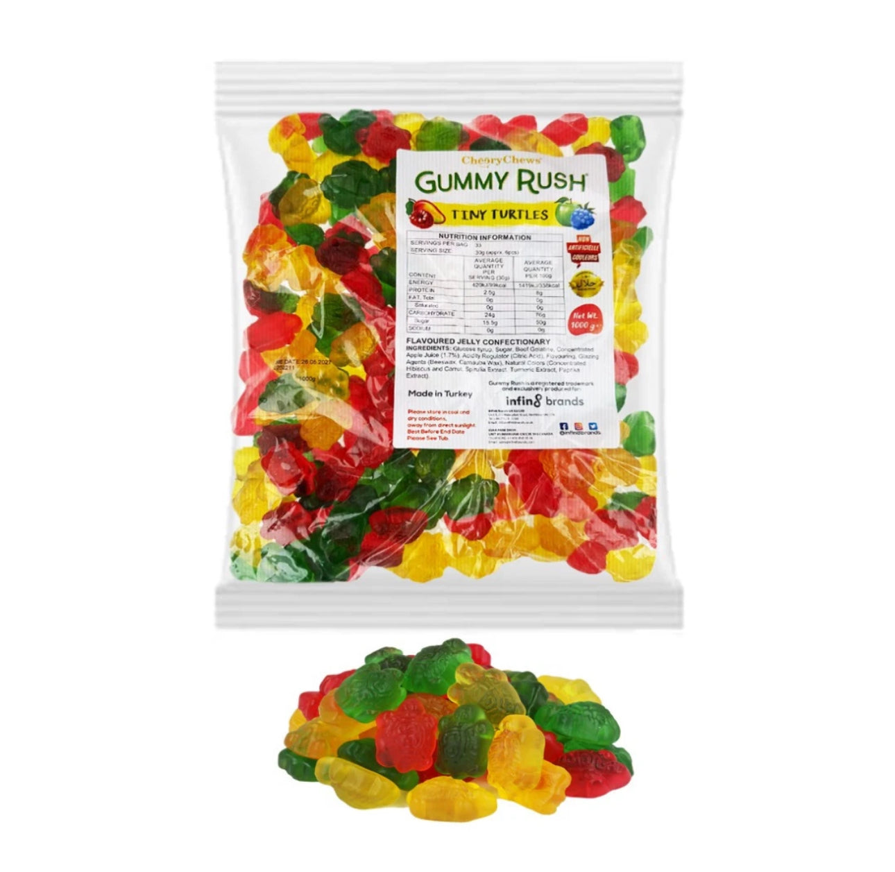 Gummy Rush Assorted 1kg