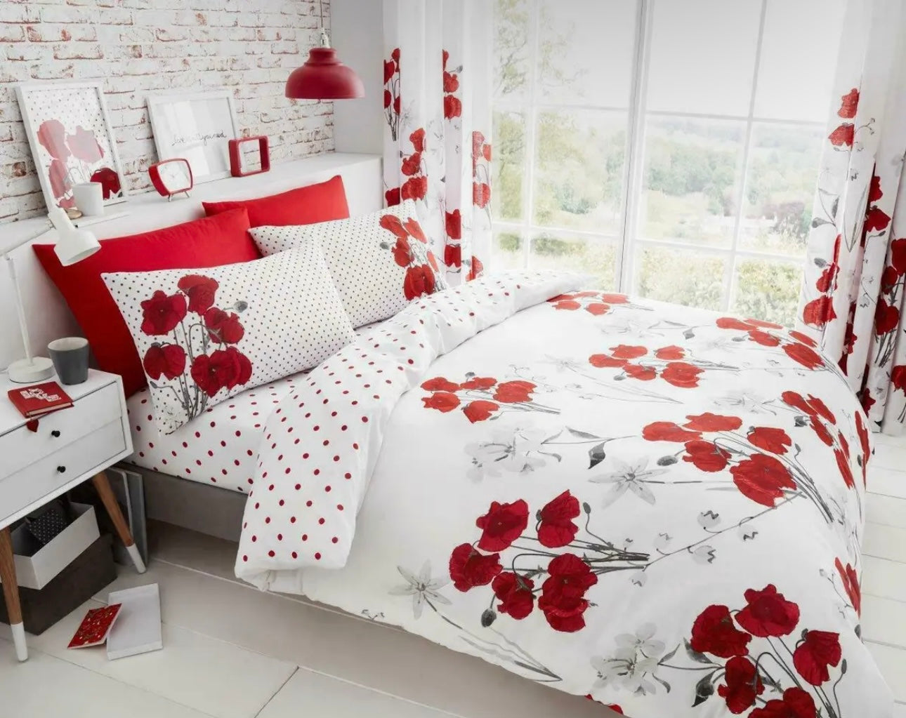 Reversible Floral Duvet Set