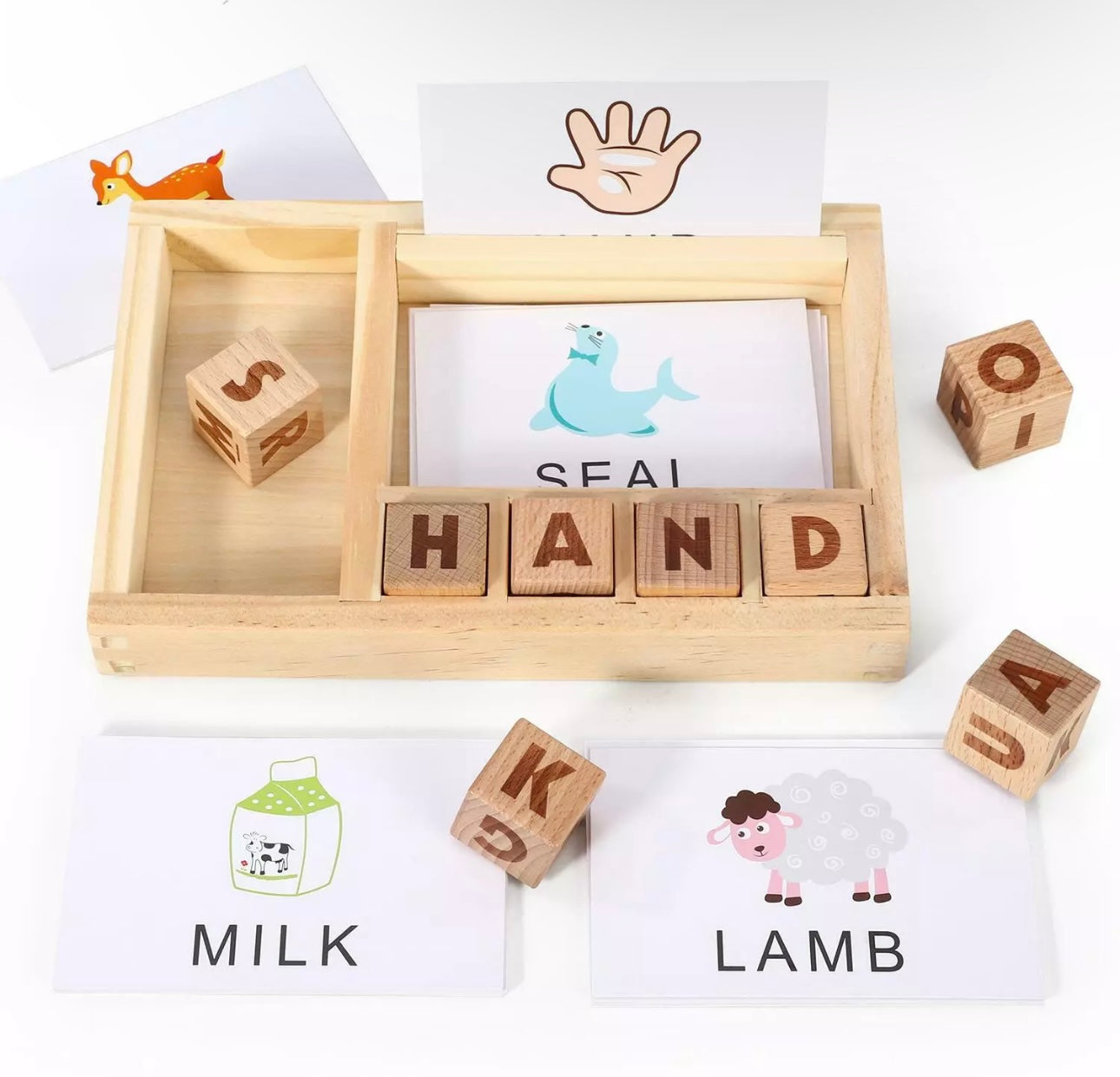 Wooden Spelling Game