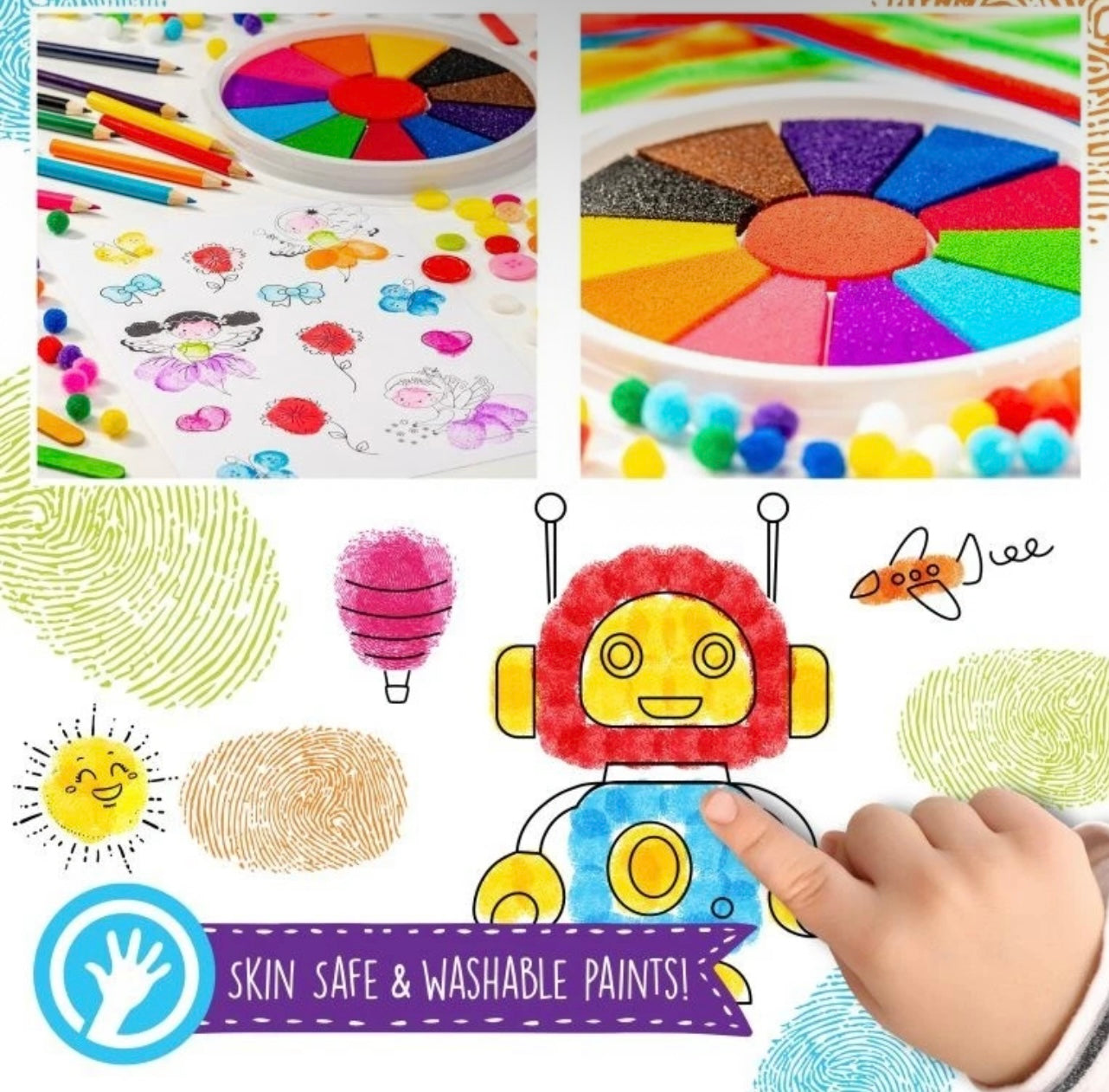 Little Artist Finger Painting Kit